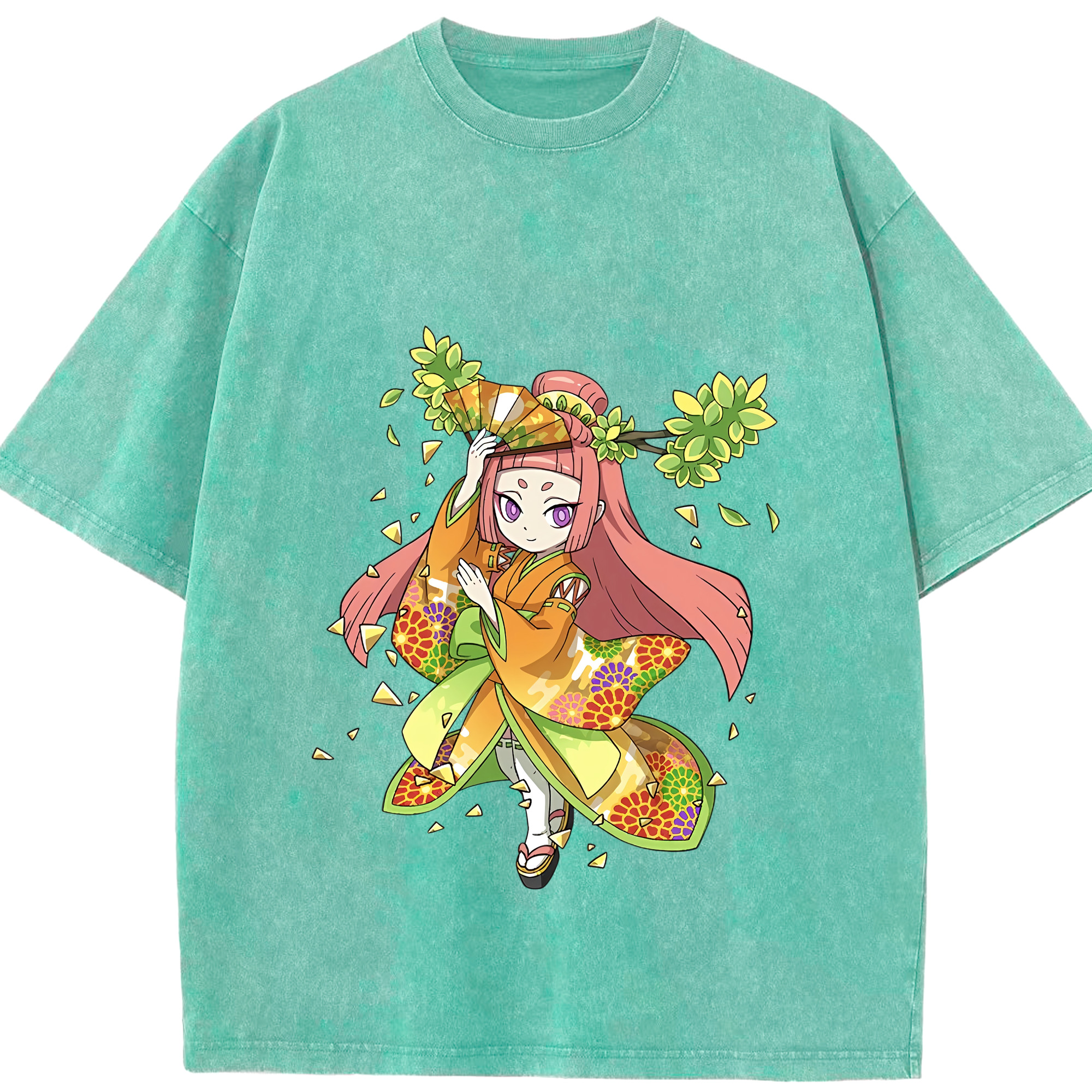 （画像用） 妖怪ウォッチ Yo-kai Watch 綿100% ヴィンテージ風 半袖Tシャツ（フロントプリント）